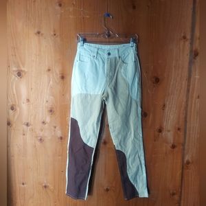 Pacsun Multi Neutral Tone Cotton High Rise Mom Jeans